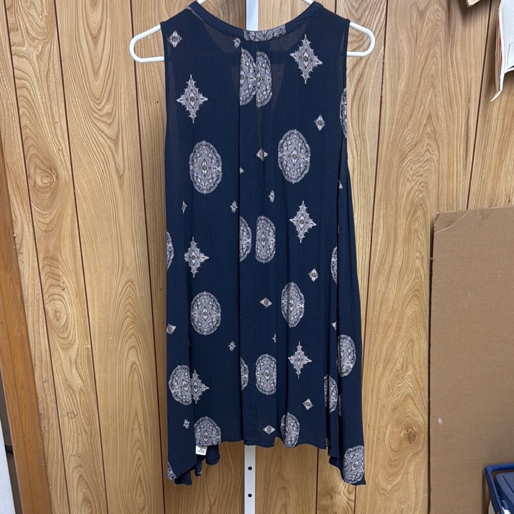 Free People Tree Swing Medallion Pring Tunic Dress Medium - Picture 6 of 7